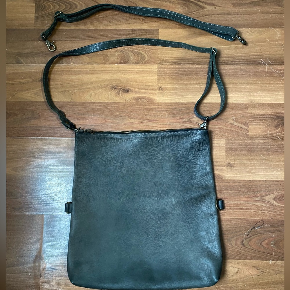 90s slouchy leather bag